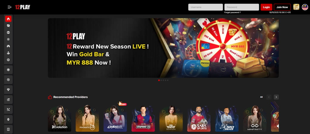 12Play Malaysia online casino review