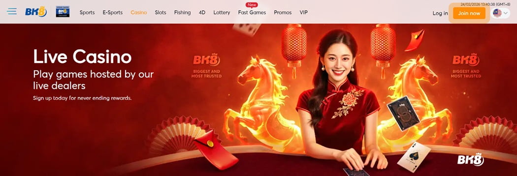 BK8 online casino Malaysia review